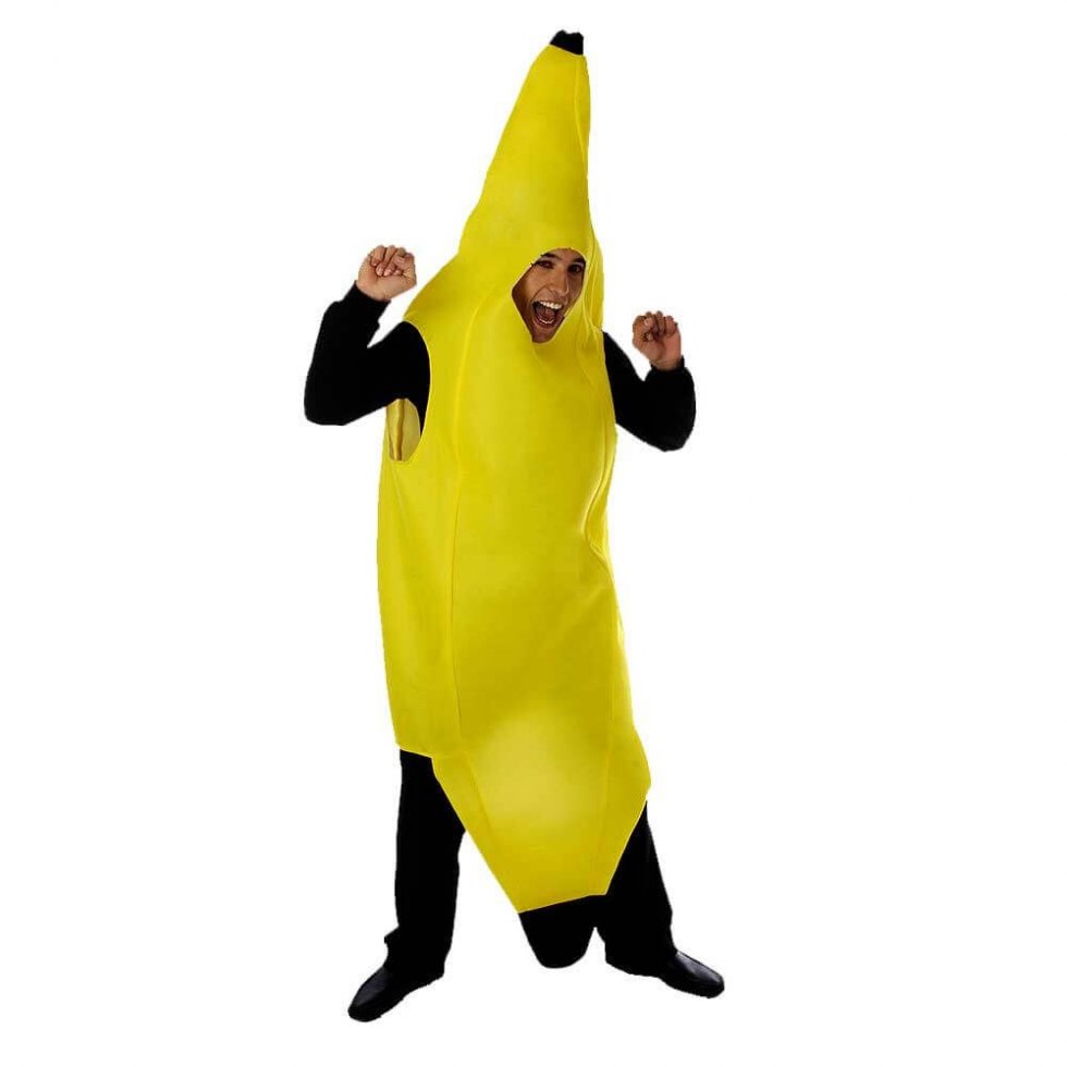 костим банана карневалска маска