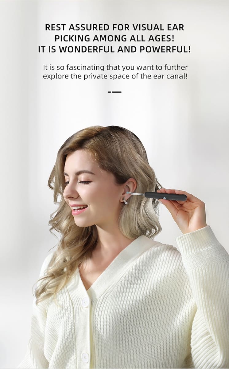 средство за чишћење ушне масти са ХД камером