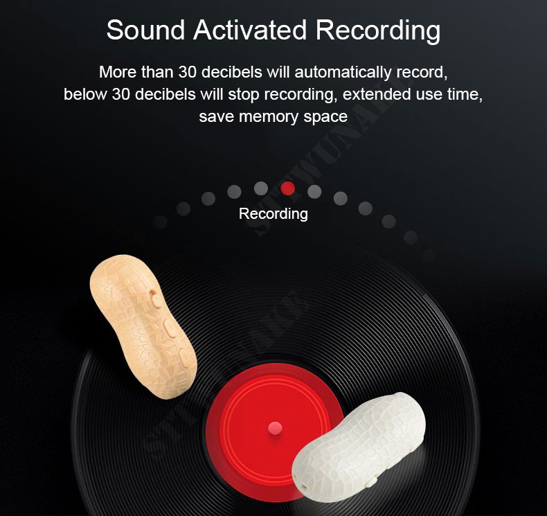 снимач звука и гласа - звучно активирано снимање