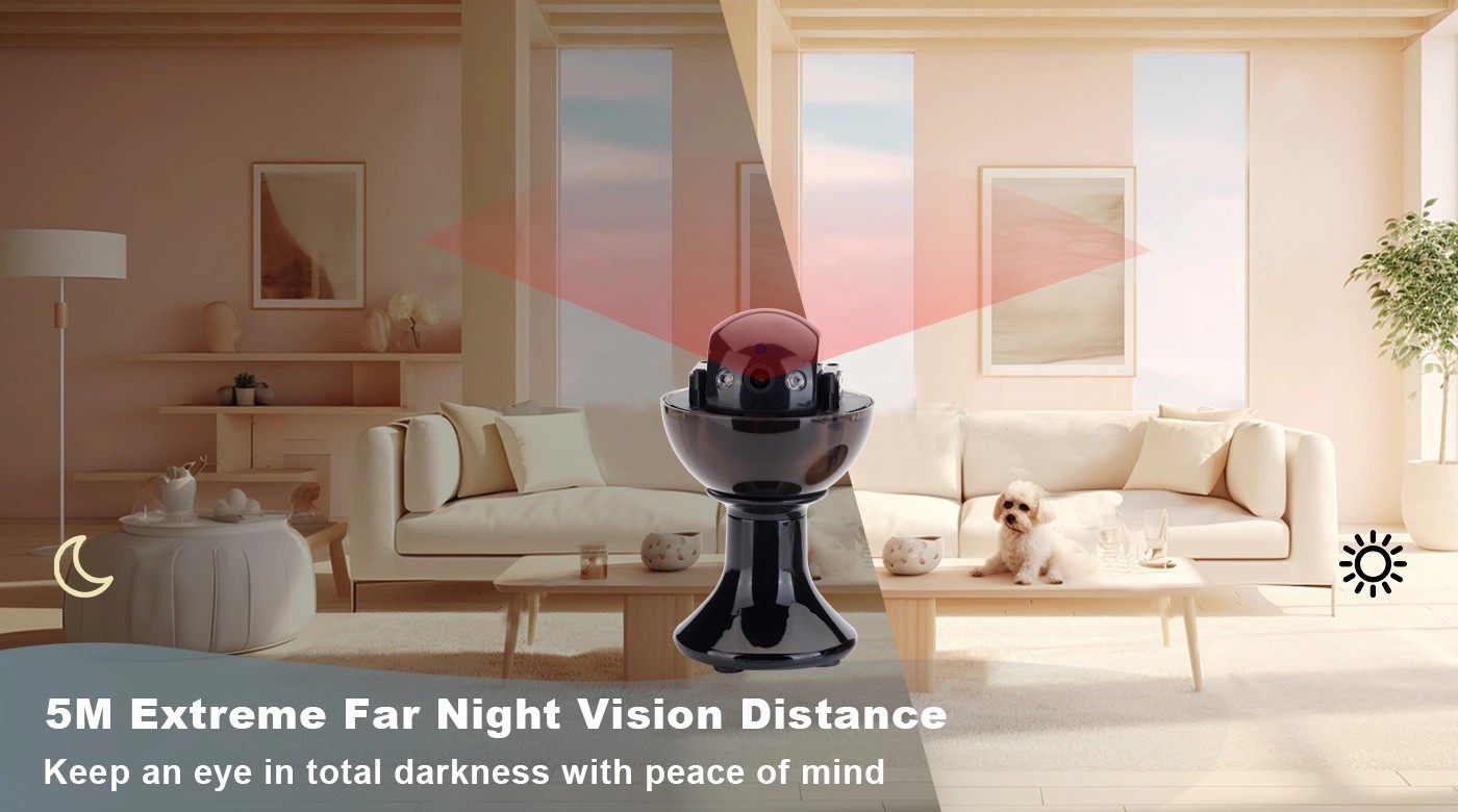 шпијунска камера ротирајућа ИР ноћни вид до 5 метара невидљив