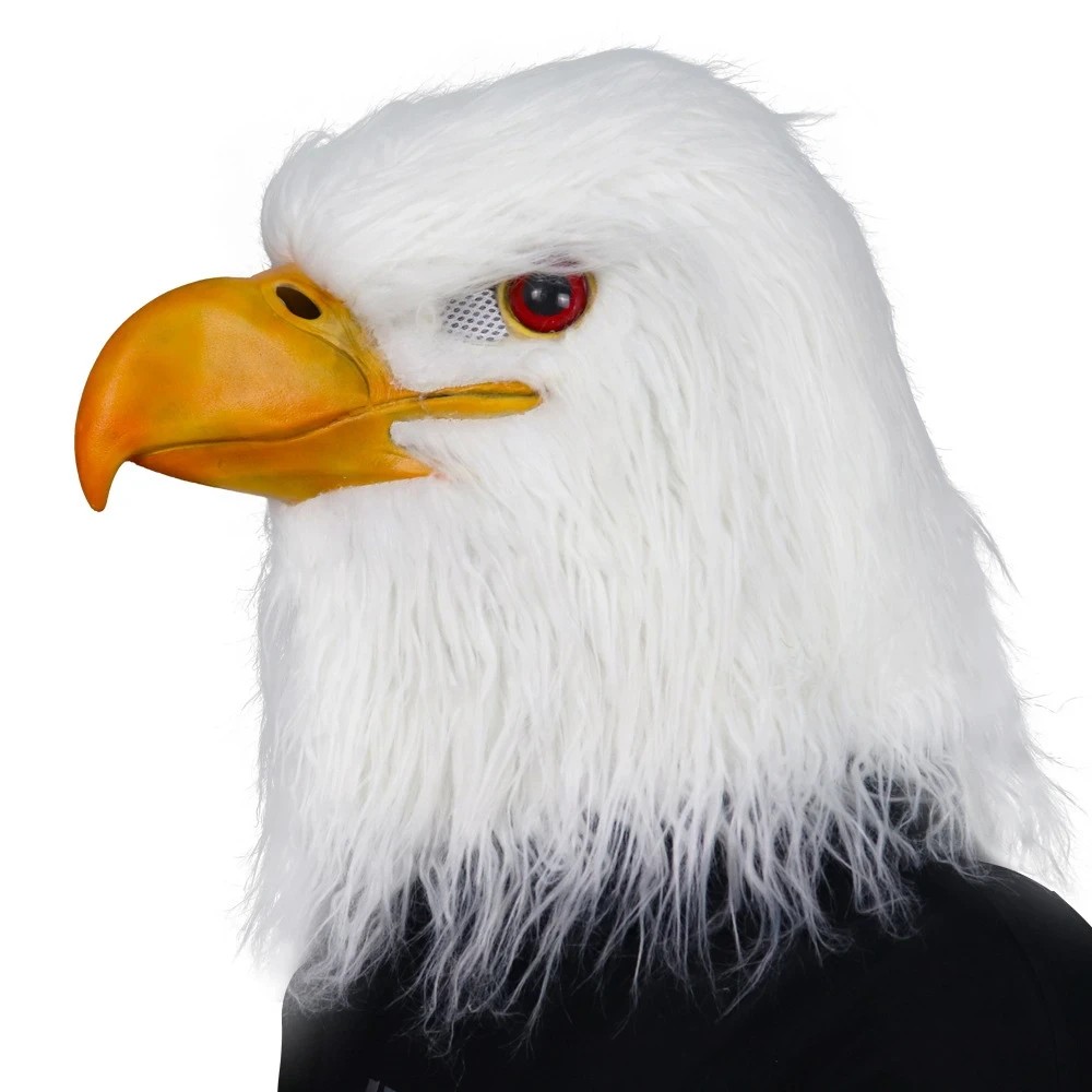 силиконска маска са главом белог орла