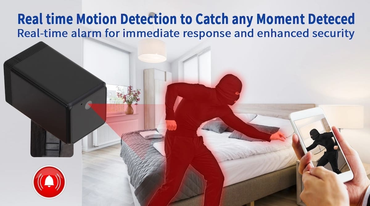 шпијунска сигурносна камера за детекцију покрета за кућни стан