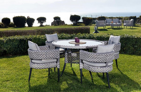 баштенски намештај столне столице од ратана