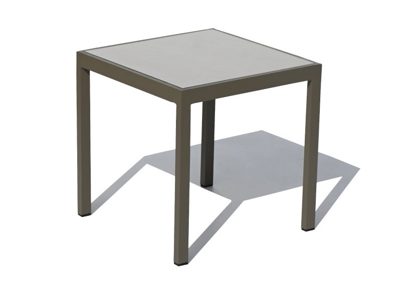 Мали практичан алуминијумски сто за терасу Лукурио Дамиан минималистички дизајн