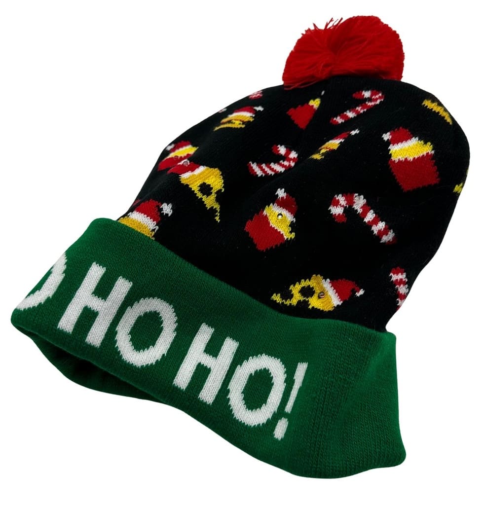 Божићна ЛЕД капа сија зимска топлина плетена