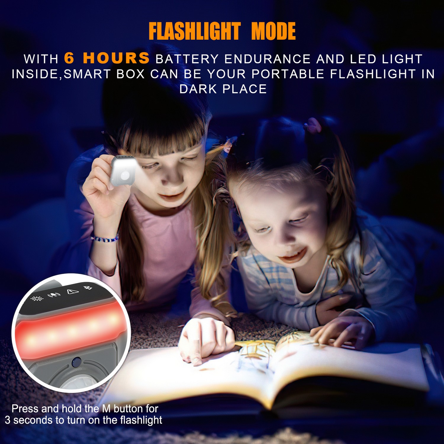 сигурносни паметни аларм - режим батеријске лампе - ЛЕД светло