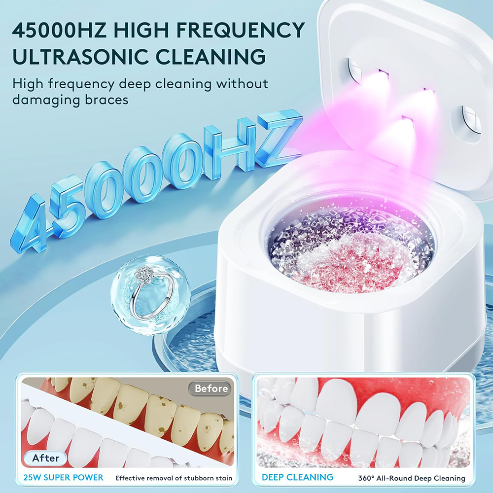 Средство за чишћење зубних протеза - чишћење четкица, средство за чишћење звучних држача апарата