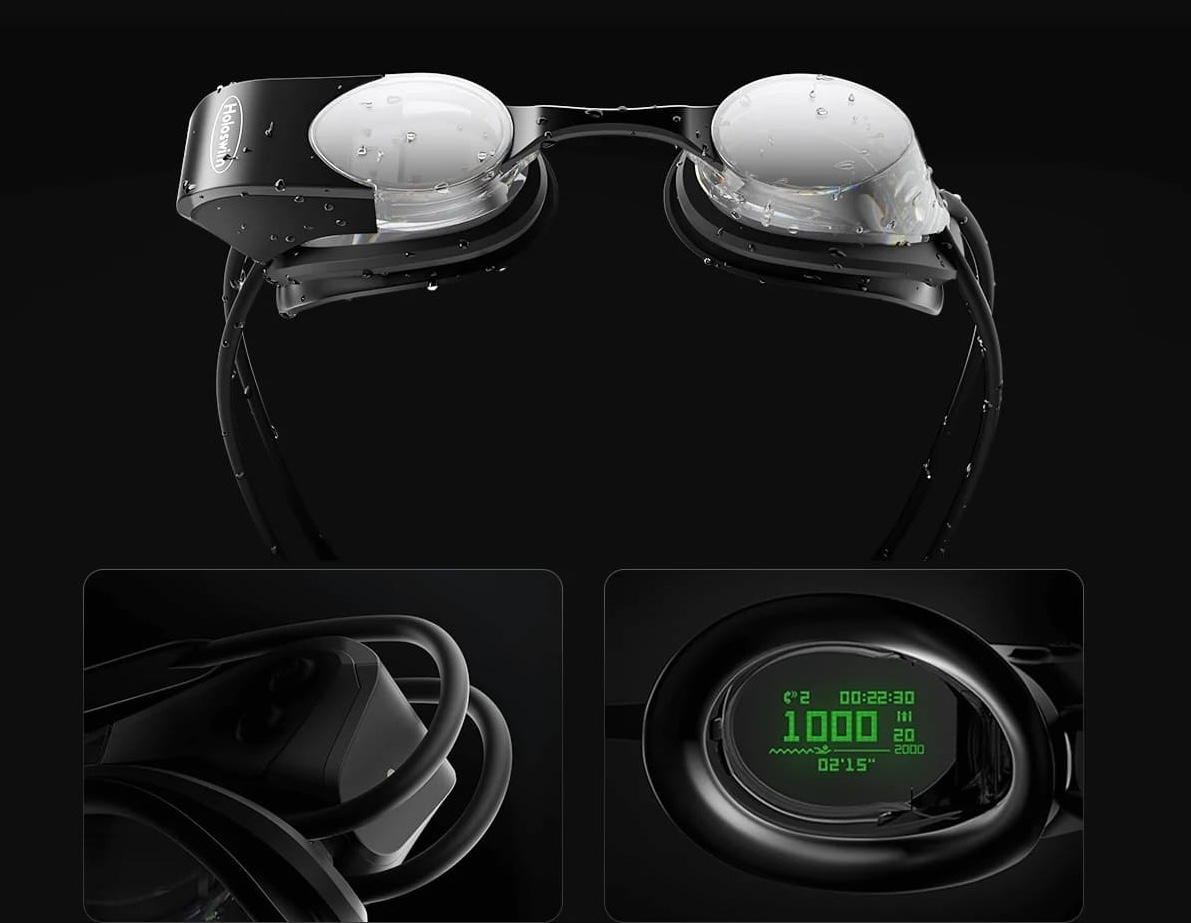 паметне наочаре за пливање за пливање виртуелне реалности са дисплејом