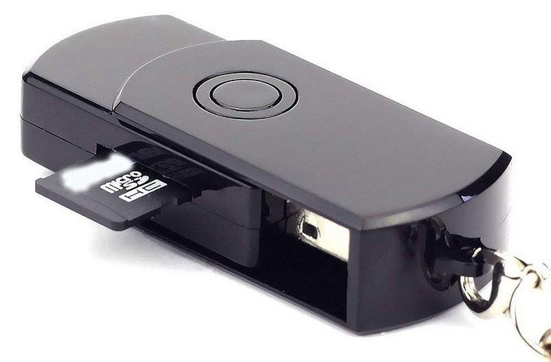 УСБ скривена шпијунска камера са подршком за СД/ТФ картице до 32 ГБ
