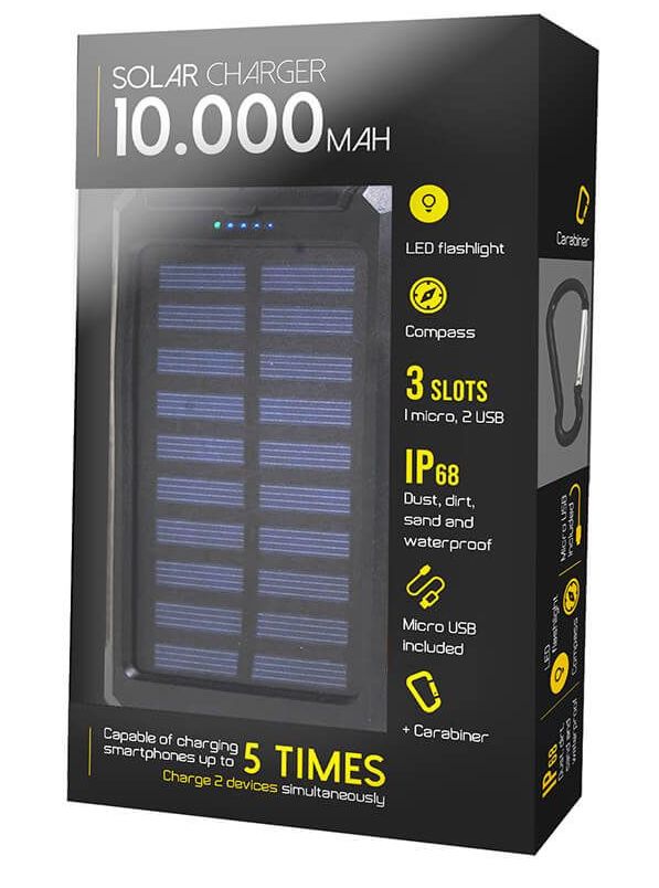 преносиви соларни пуњач 10000 мах мобилни телефон