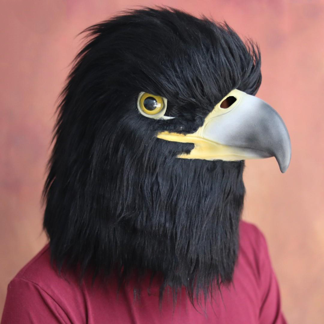 црни амерички орао маска за лице Ноћ вештица