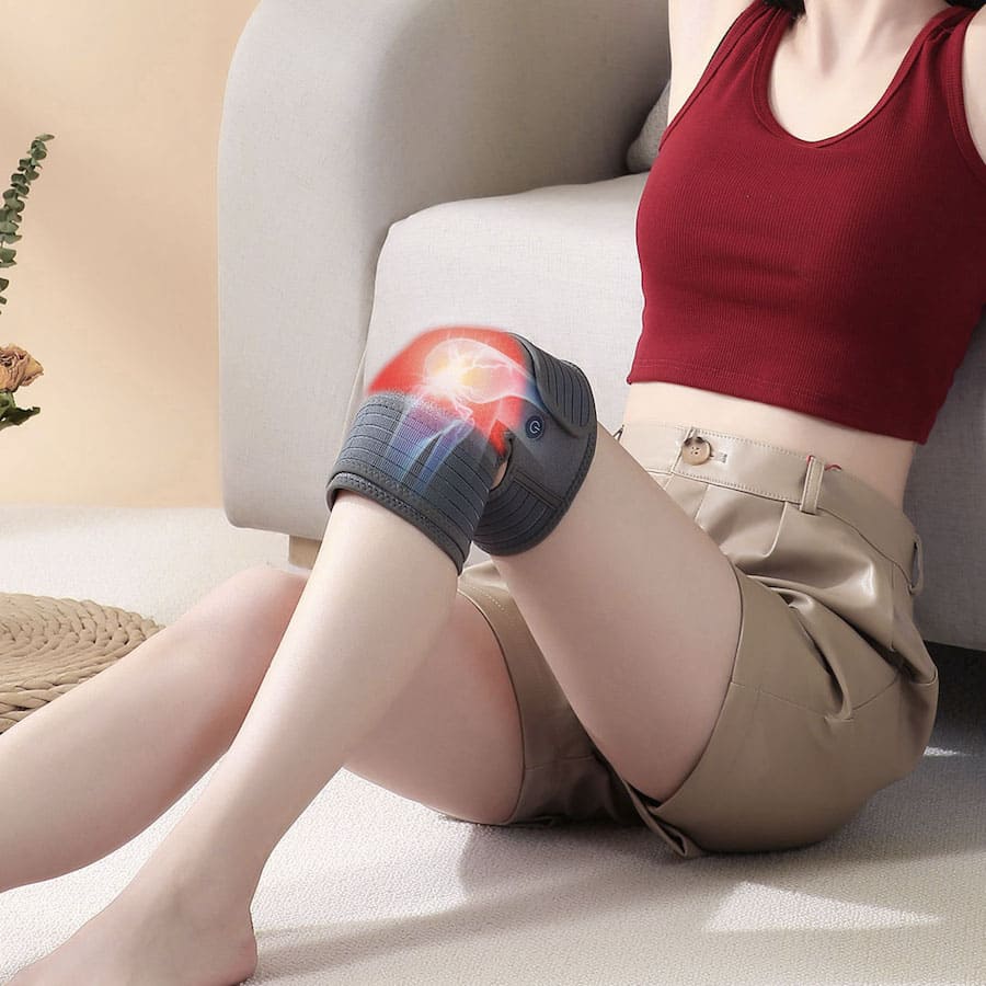 Протеза за колена са грејањем - термо загревање електрични спортски омотач