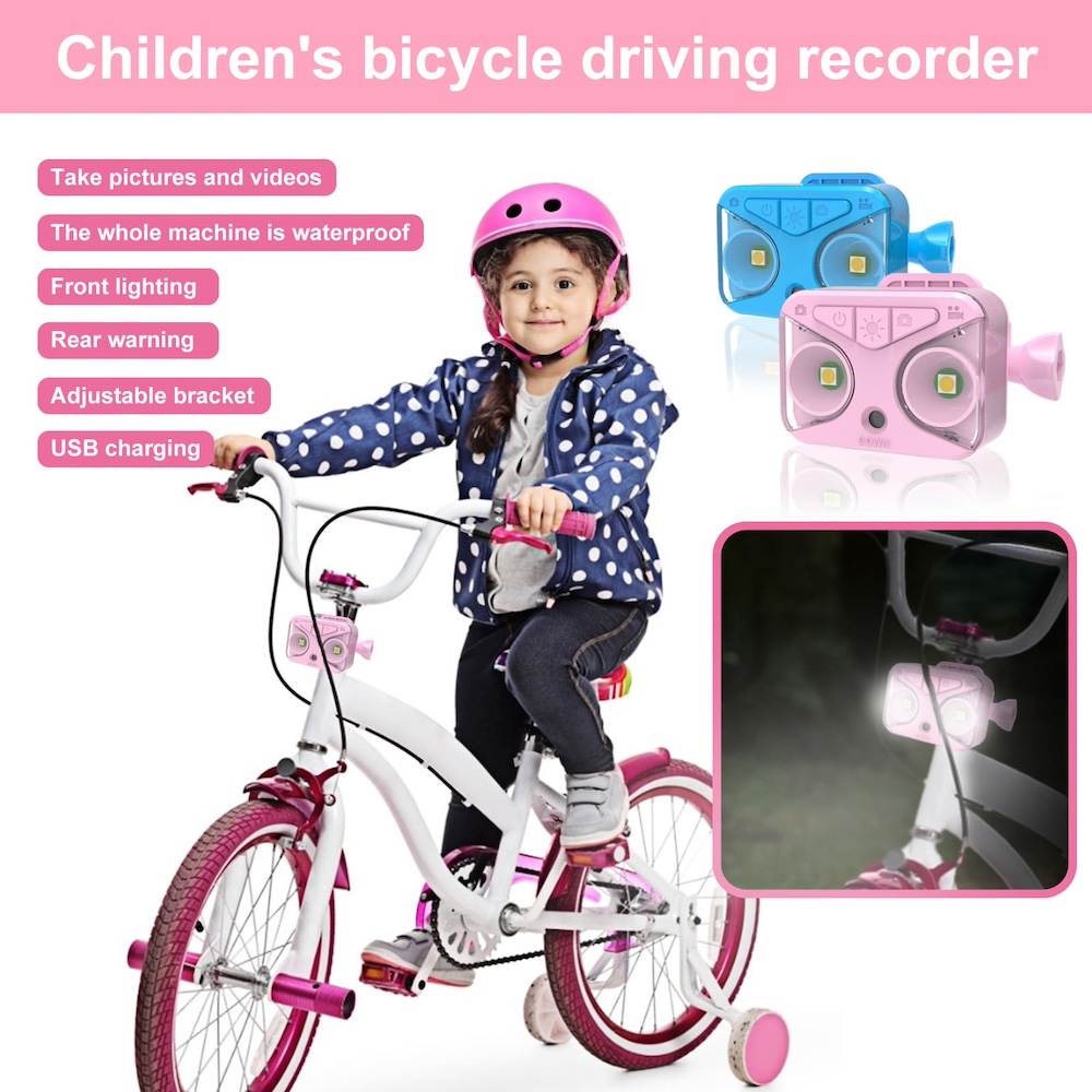 дечија бициклистичка камера са светлом за бицикл